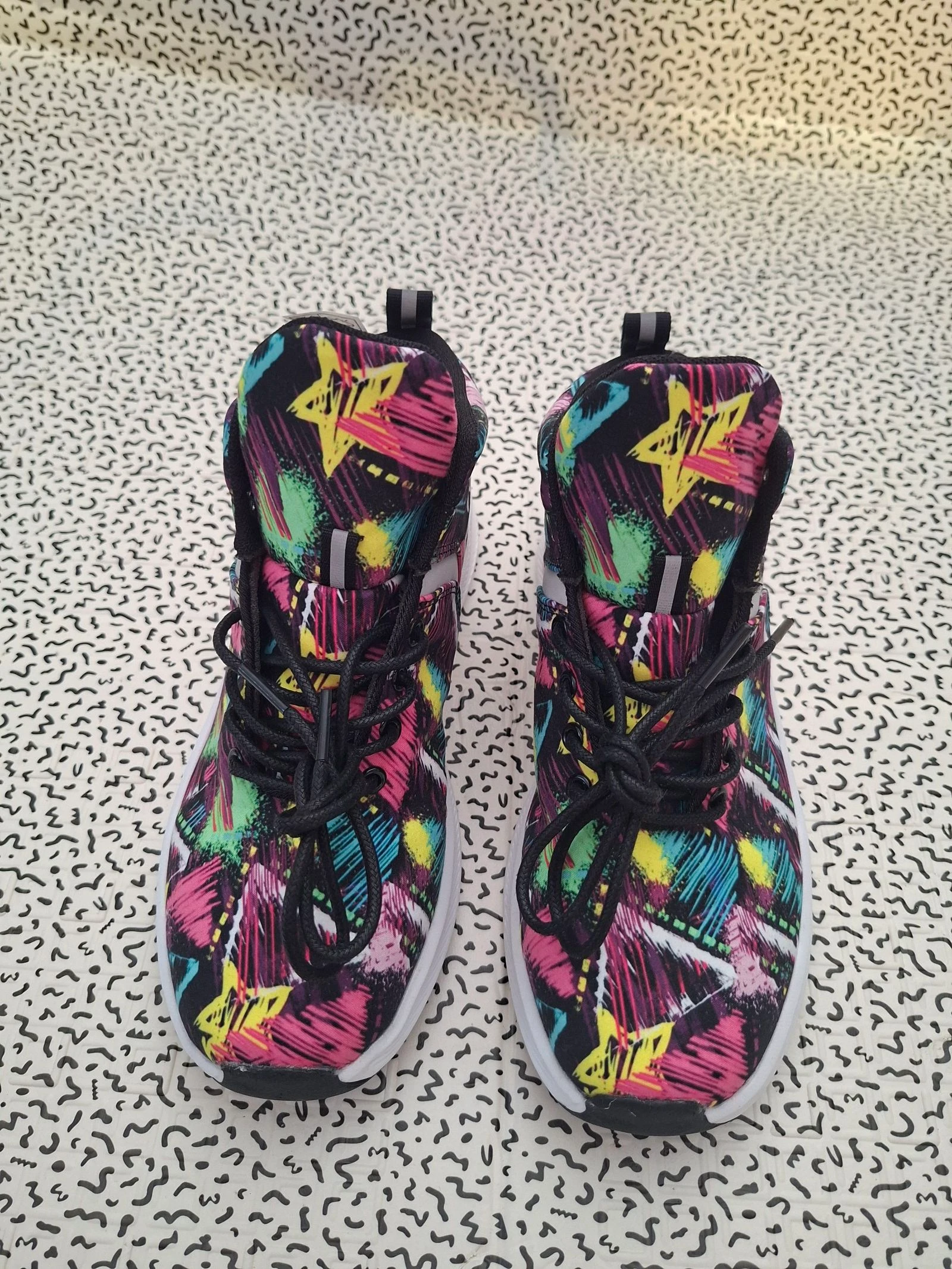 Zapatillas altas multicolor para mujer – Talla 37 – Nuevas – Estilo streetwear / deportivo – photo 2